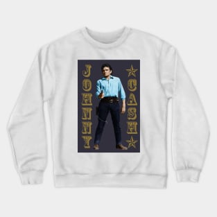 Johnny Cash - The Man In Black Crewneck Sweatshirt